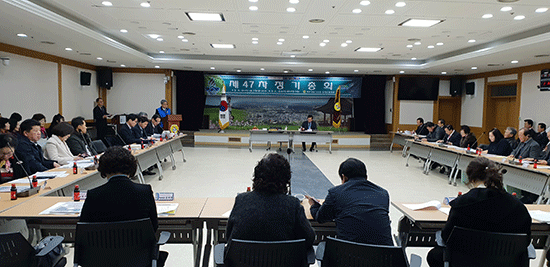 바르게살기운동음성군협의회 제47차 정기총회가 22일 군청회의실에서 개최됐다.