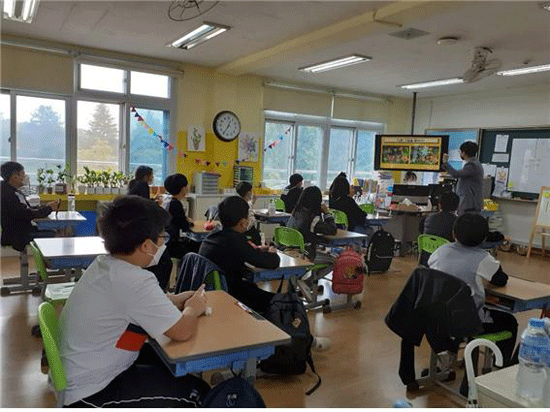 음성군외국인지원센터가 16일 오선초에서 다문화 인식개선 교육을 실시했다.